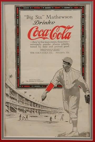 1912 Coca Cola Mathewson